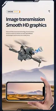 brushless drone optical flow positioning foldable and portable six way band gyroscope two gears fast and slow headless mode details 4