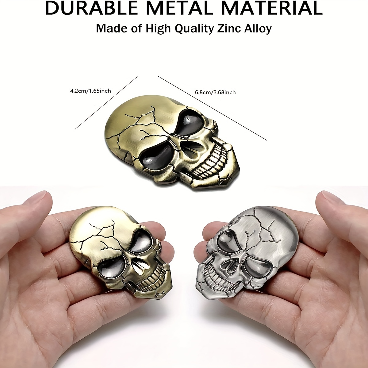 Heavy Metal Motorcycle Skull Sticker Motorcycle Decal - Temu
