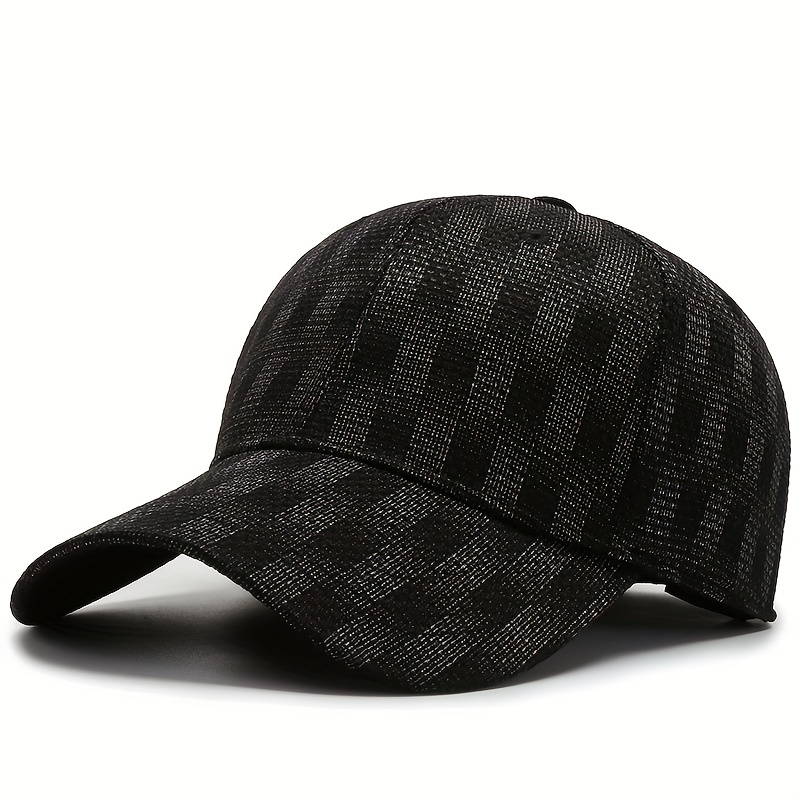 

1pc Unisex Sunshade Breathable Fully Sealed Baseball Cap With Curved Brim For Outdoor Sport