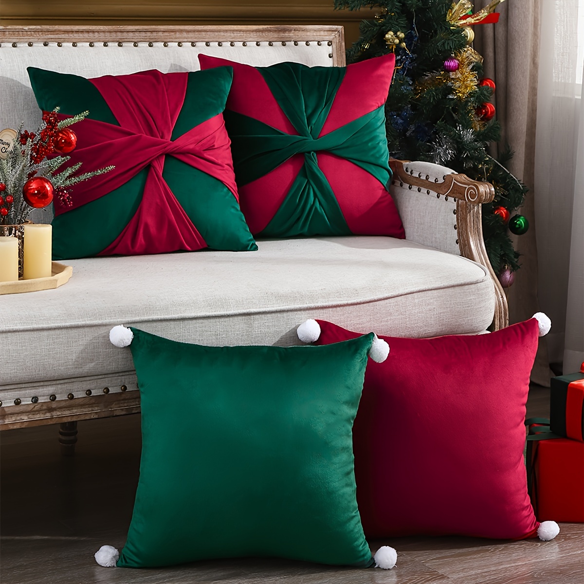 Christmas Decorations Christmas Pillow Covers - Temu