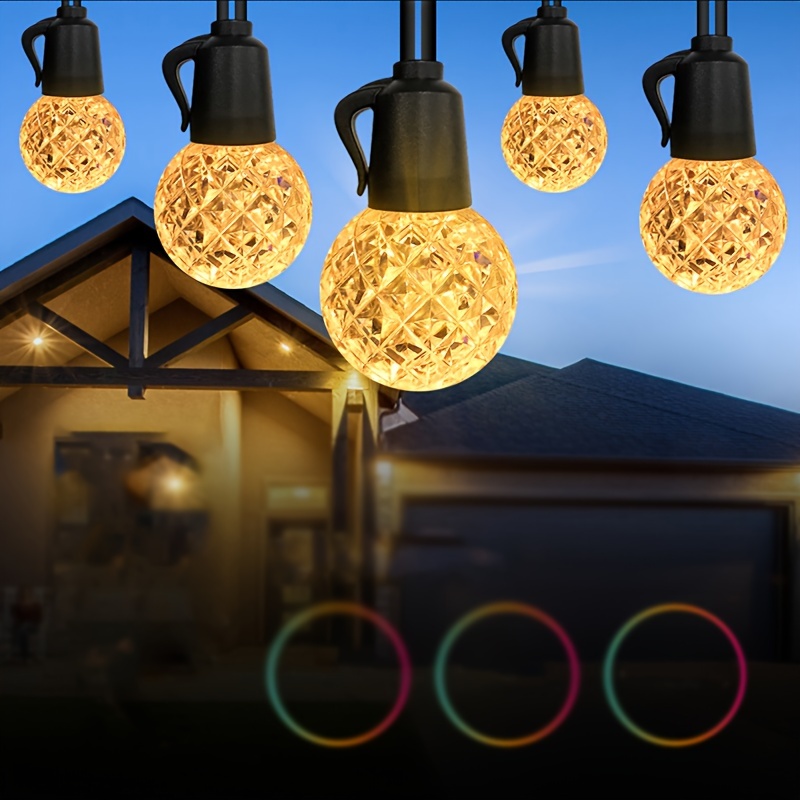 Guirlande lumineuse LED imperméable, décoration de jardin