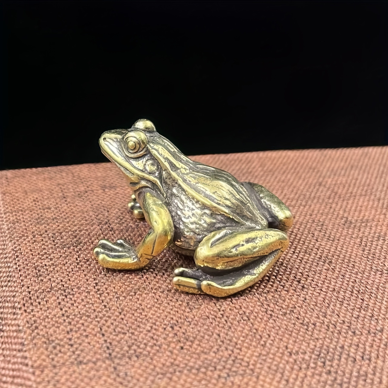  Brass Frog Figurine,Animals Brass Decor Ornaments Home