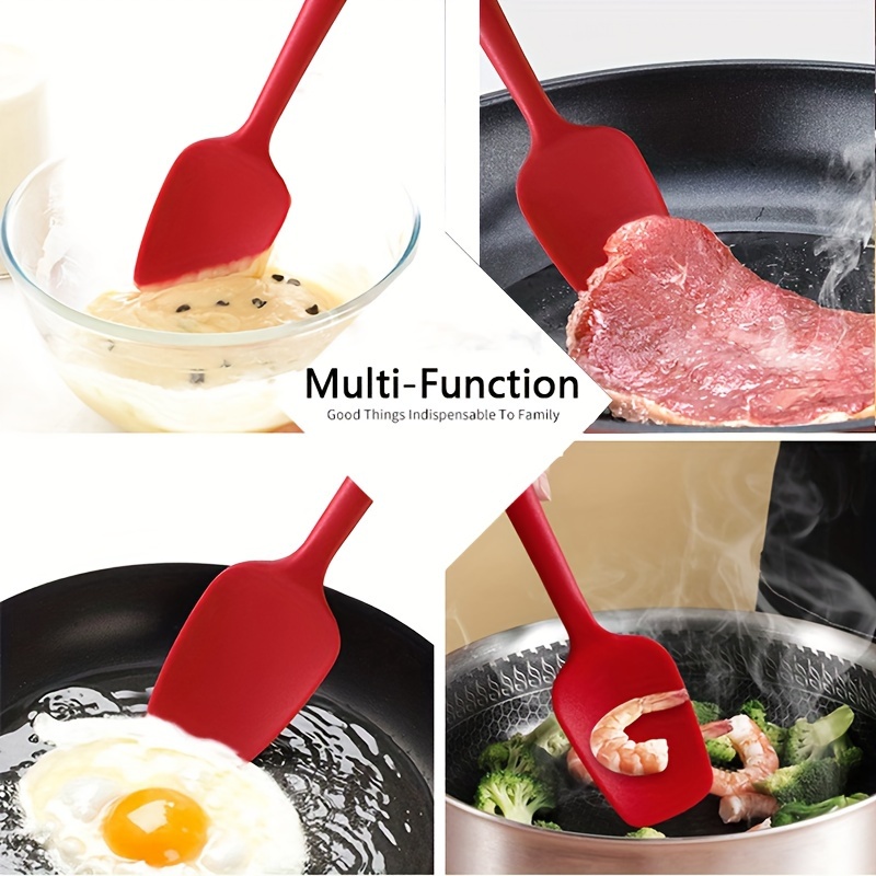 Large Thickened Silicone Square Head Shovel Baking Tool Integrated Silicone  Spatula T-shaped Scraper Cream Shovel High Temperature Resistant Silicone  Cream Mixing Shovel Cake Oiling Shovel Cheese Spreading Knife - Temu