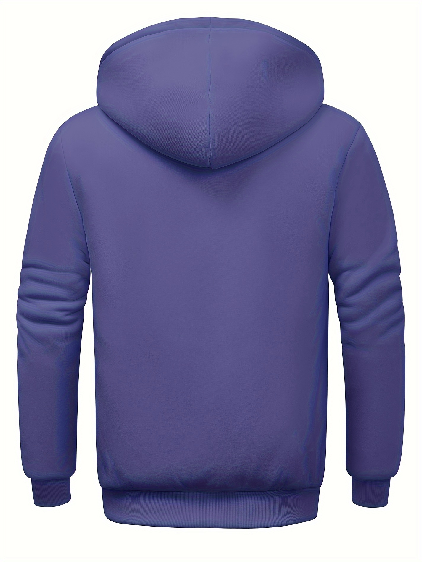 Abrigo Capucha Peluche Hombre Sudadera Cremallera Gruesa - Temu Chile