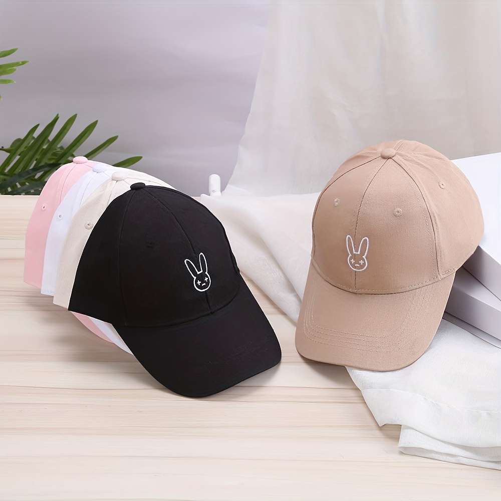 Heart Little Man Bad Rabbit Baseball Candy Color Washed Distressed Cartoon  Sports Hat Creative Dad Hats - Jewelry & Accessories - Temu Switzerland