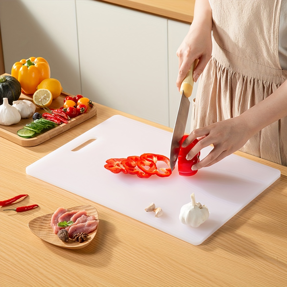 PE Mildew Proof Charcuterie Chopping Board Food Cutting Mat Multi-Function  Kitchen Large Meat Cutting Fruit Vegetable Board