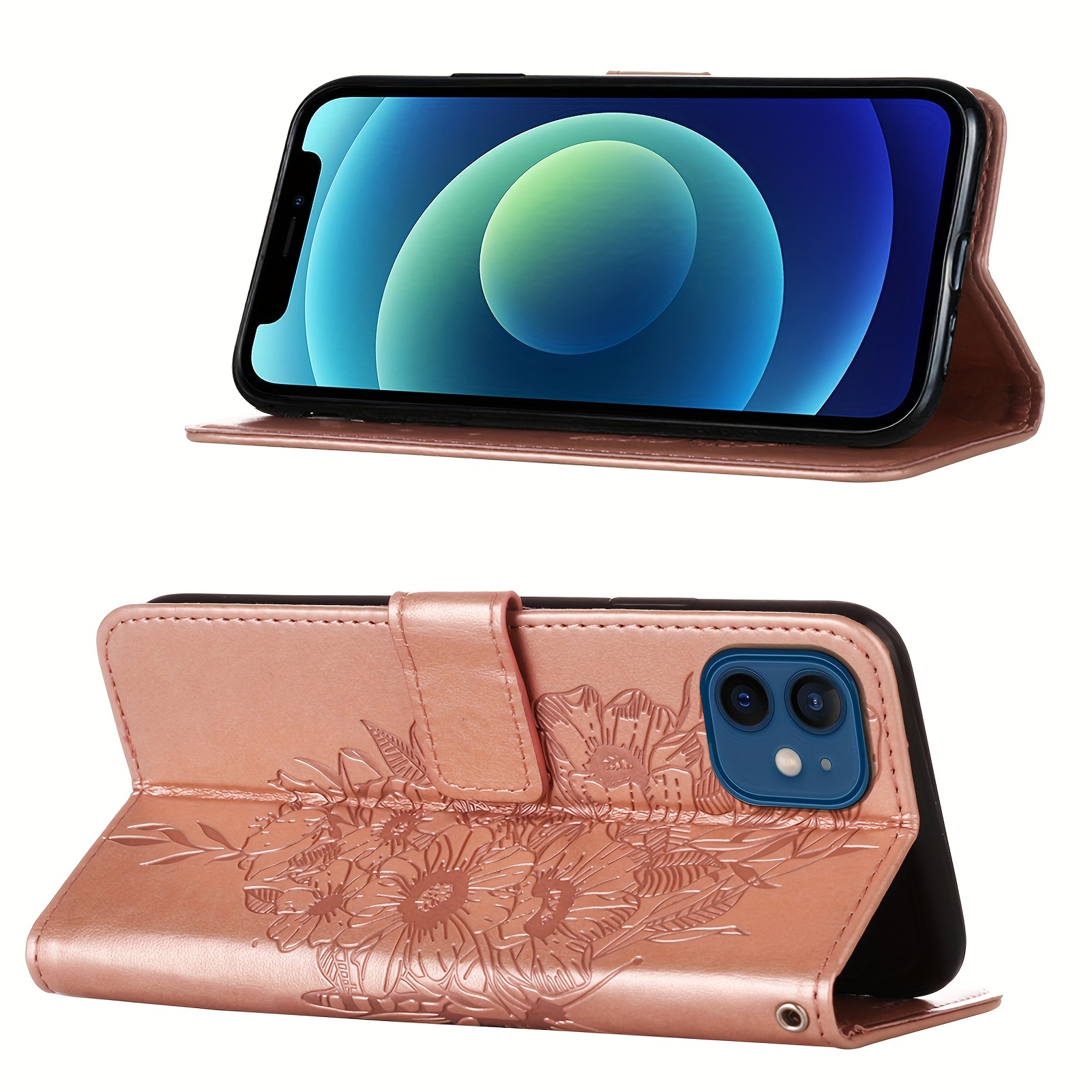 Capa Carteira Para iPhone 13, 13 Pro, 13 Mini & 13 Max