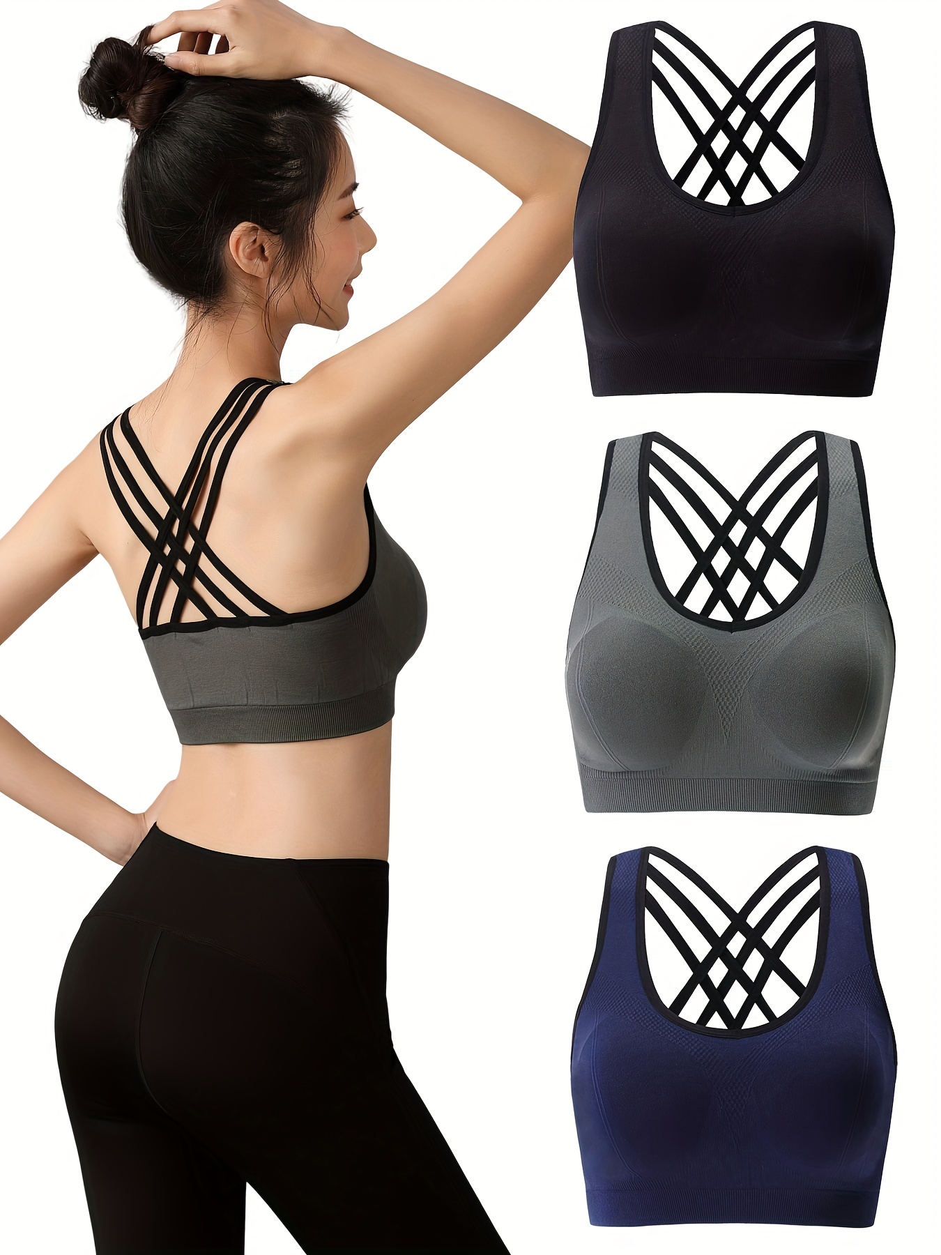 Yoga shockproof beautiful back sports underwear female running yoga fitness  top,Sports Wear & Yoga Wear