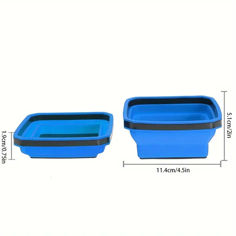Magnetic Tray Collapsible Magnetic Parts Tray For Small - Temu