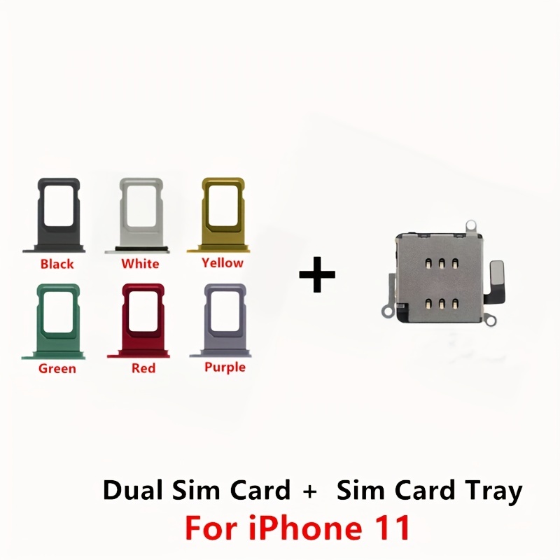Double Lecteur De Carte Sim Pour IPhone XR Connecteur Ruban - Temu