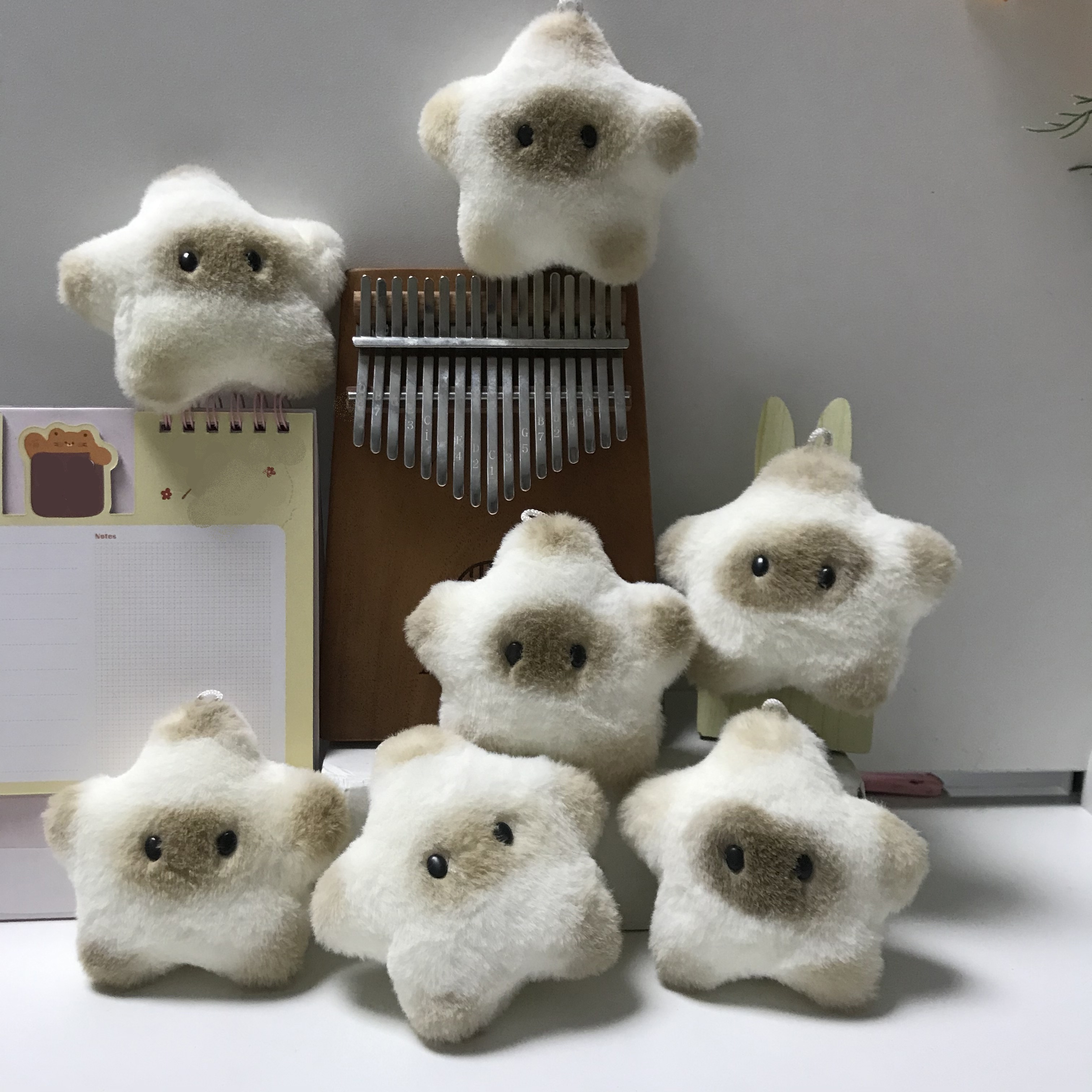 Acheter Soft Squeeze Capybara Plush Keychain Plush Stuffed Siamese Cat  Keyring Bag Hanging