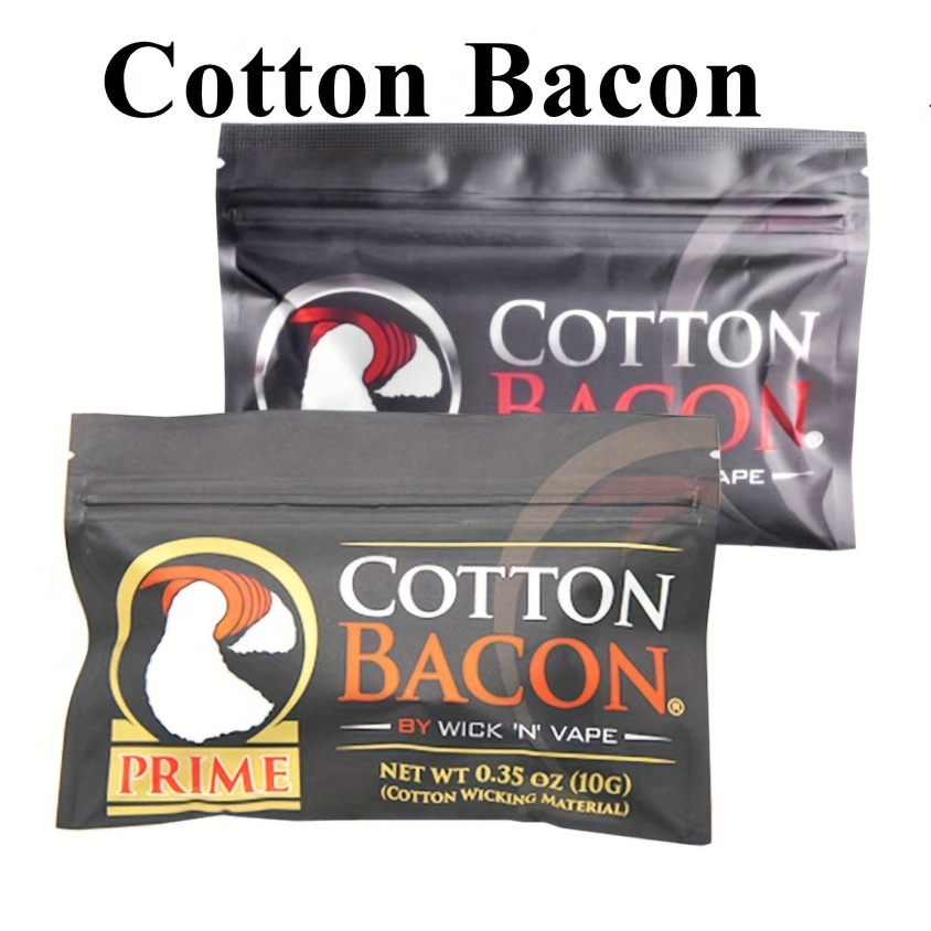 

1 Bag, Bacon Oil Guide, Cotton Bacon Cotton Prime V2.0 Wick For Rebuildable Rda Rba Diy Cotton Heating Coil Wire