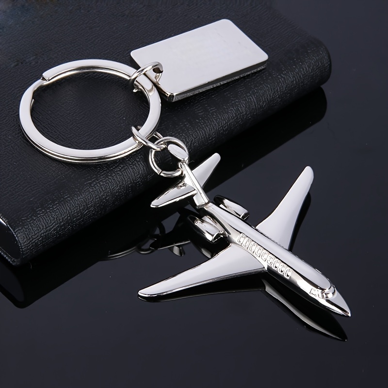 Porte clés Modèle En Métal D'avion Créatif Mini Porte clés - Temu