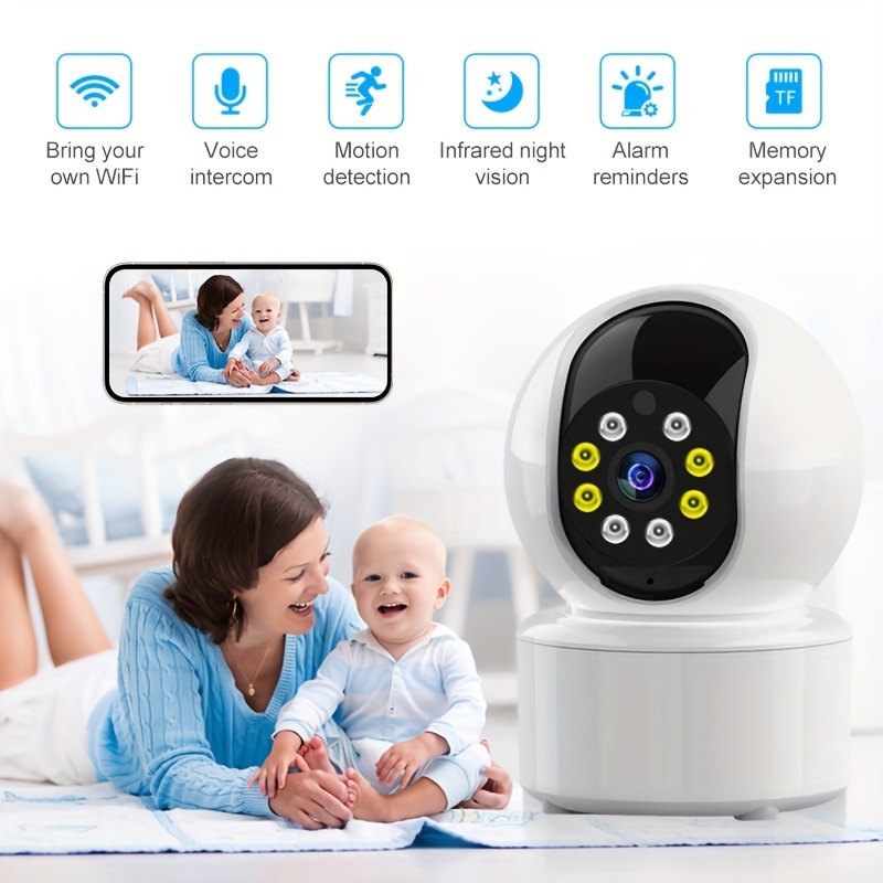 Indoor Hd Robot Camera, Infrared Night Vision Video, Home Wireless Wifi  Camera, Motion Detection Camera, App Remote Monitoring Camera, Support  Cloud Storage And Recording - Temu Germany