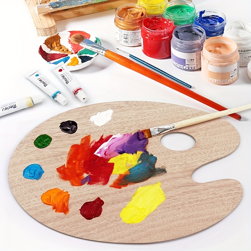Paint Tray Palettes For Acrylic Paint Color Palette With Lid - Temu