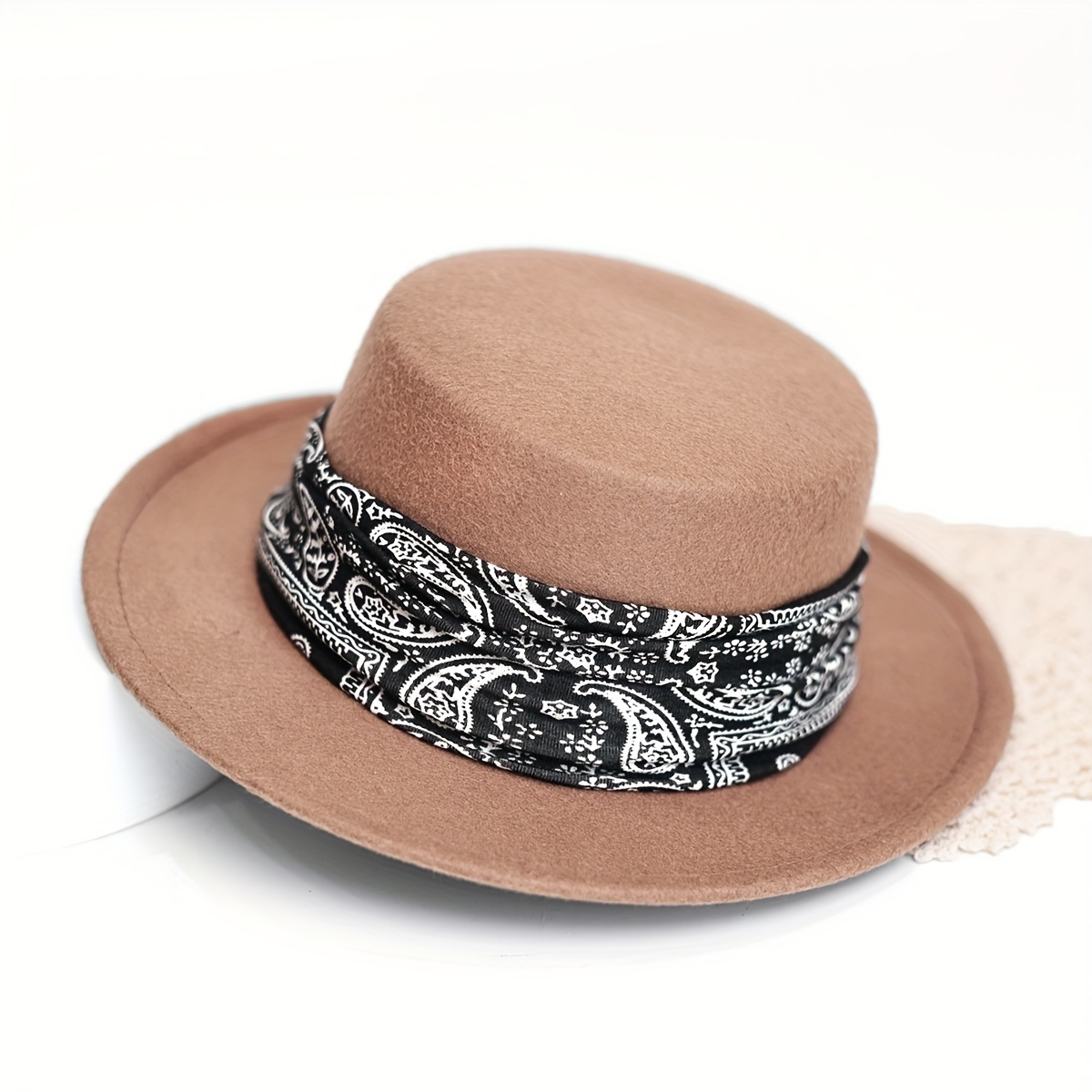 Fedora Hat Wide Rope Accessories Fedora Hats Men Panama Hat - Temu