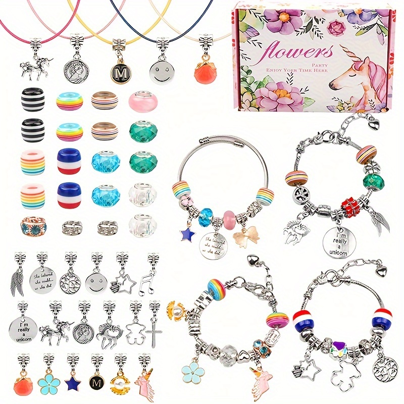 Kit De Fabrication De Bracelet Coloré Mignon Pour Filles Avec