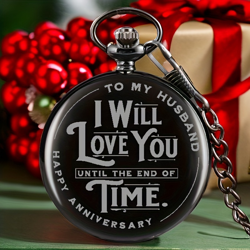 Mio marito inciso orologio per uomo regalo di anniversario per