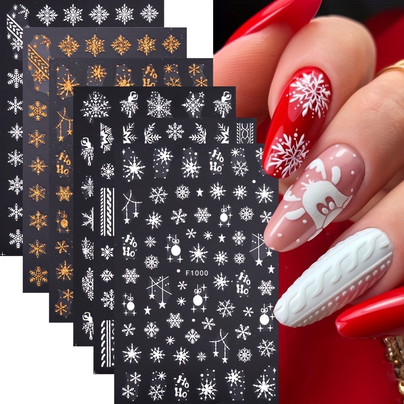 Christmas Nail Airbrush Stencils Snowflake Nail Airbrush - Temu