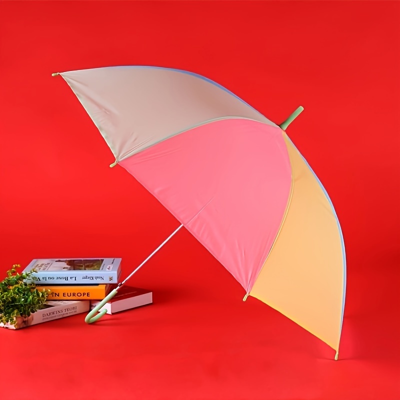 White Foldable Fully Automatic Umbrella Portable Clear Sun - Temu