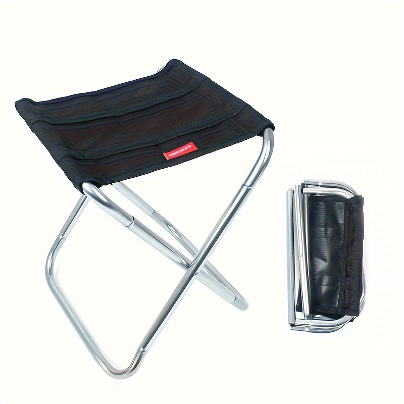 portable folding stool aluminum foldable stool for hiking fishing outdoor camping shop on temu and start saving temu