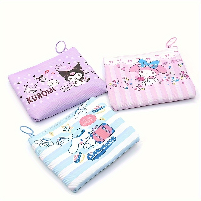 Kuromi Wallet Insert Card Ride a Broom Classic Wallet Insert Card