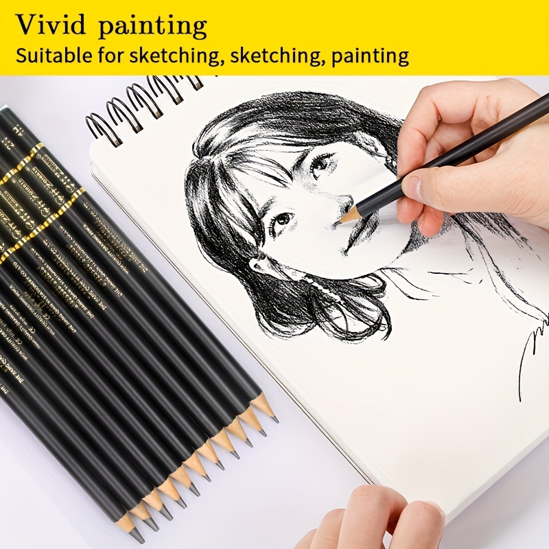 51/29pcs/set Professional Drawing Kit Wood Pencil Sketching