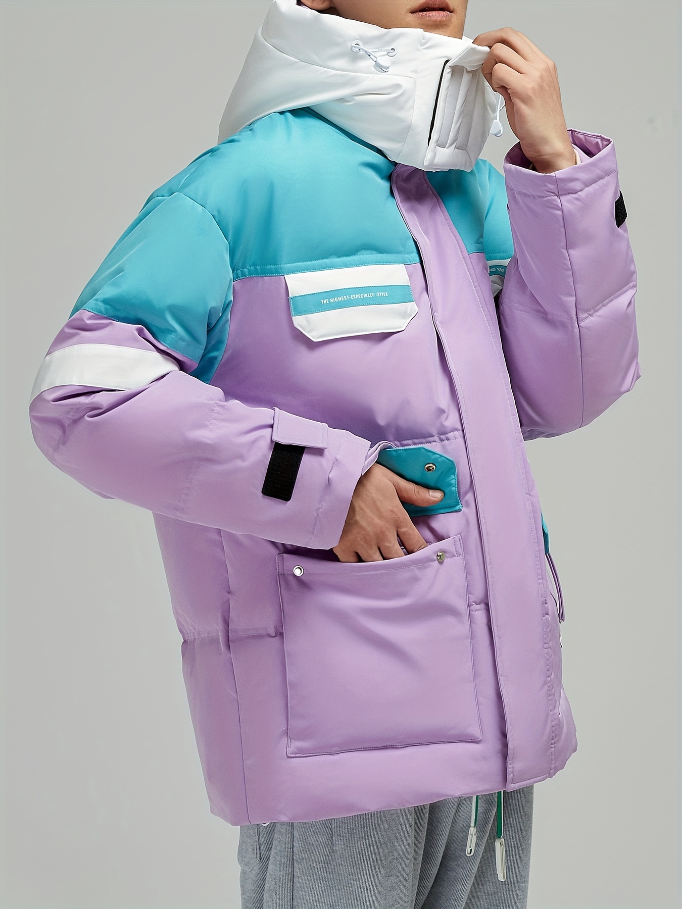 Mens purple hot sale winter coat