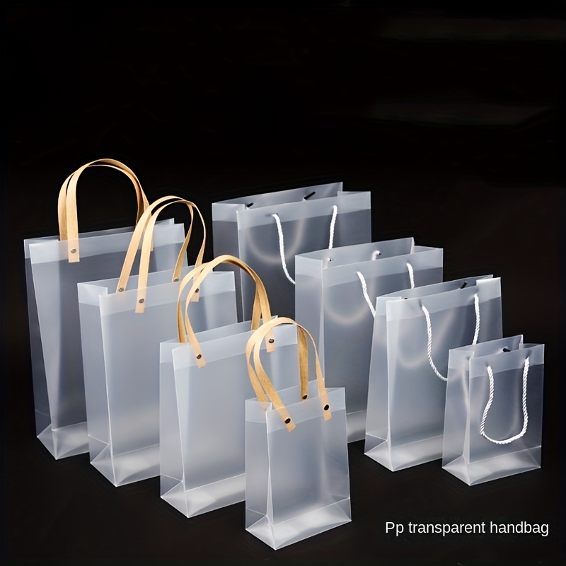 Transparent Tote Gift Bag, Shopping Bags Transparent