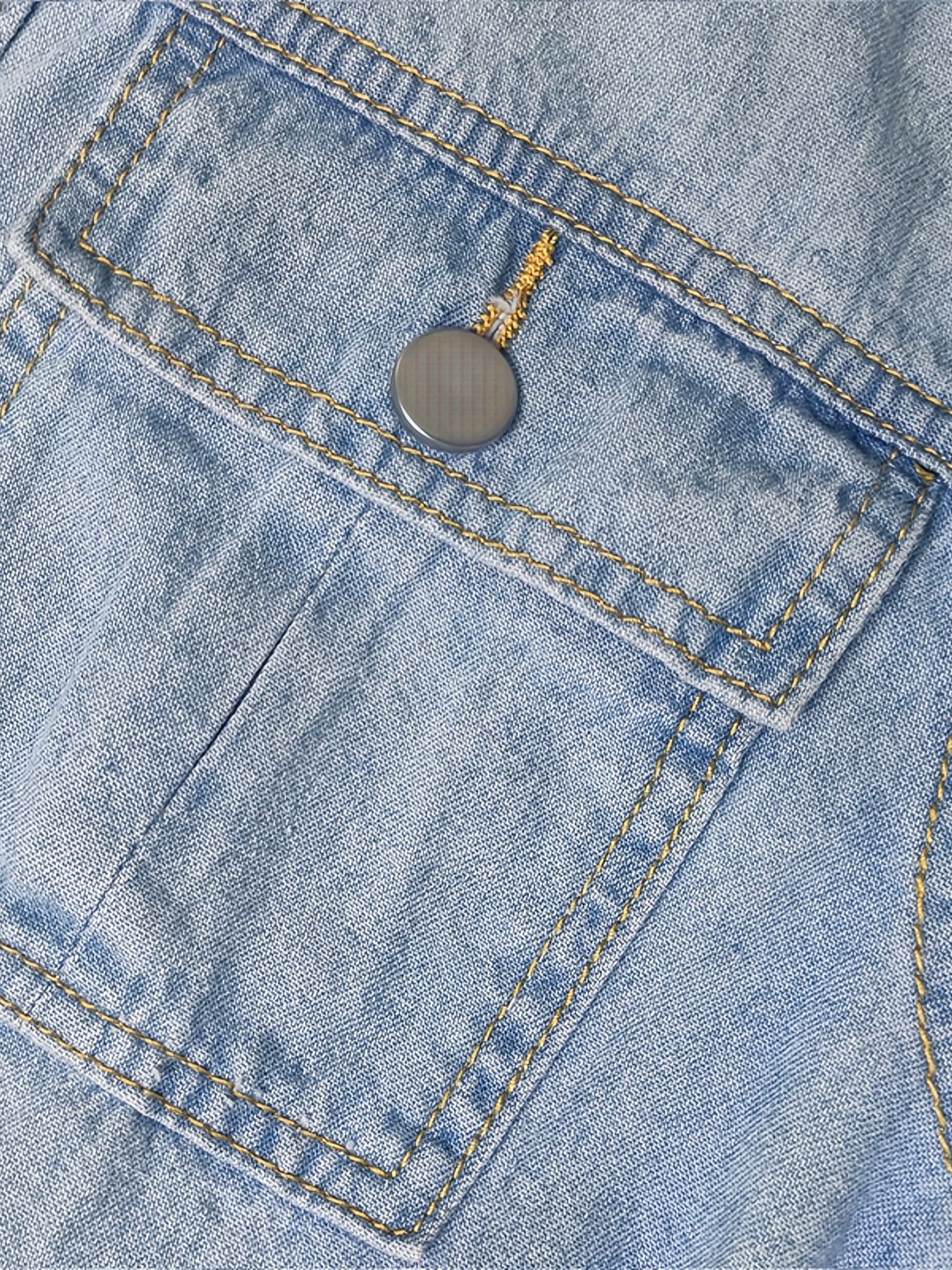 Women Casual Denim Jean Dresses Short Ruffle Button A-Line Long Sleeve  Shirt