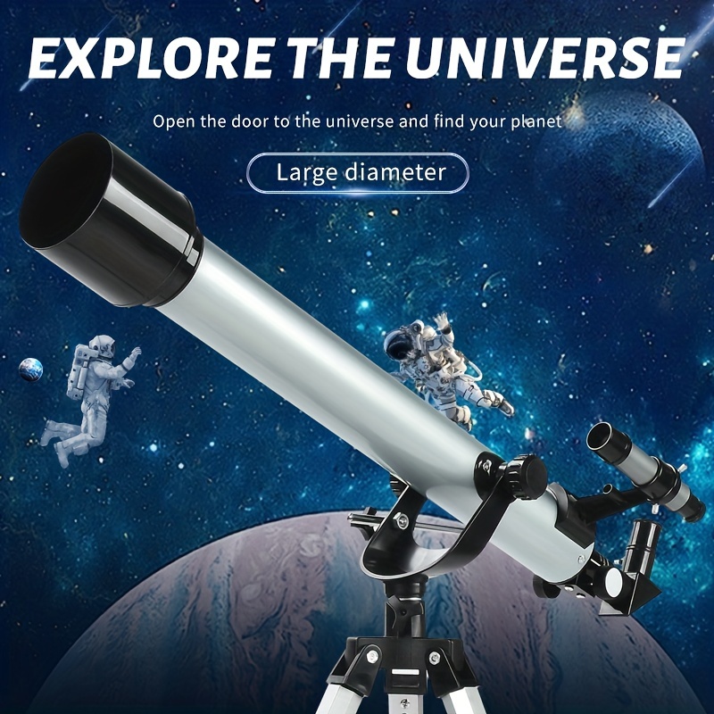 60080 Telescopio De Alta Potencia HD Para Adultos Y Niños, Telescopios  Refractores Astronómicos Profesionales Para Principiantes De Astronomía