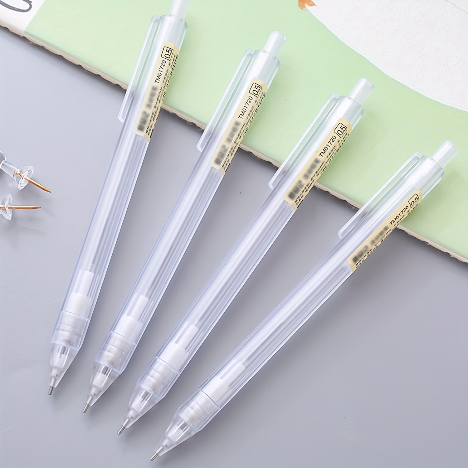 4pcs Automatic Pencils Get Ready School 0 5 0 7 Student Mechanical Pencils  - Office & School Supplies - Temu