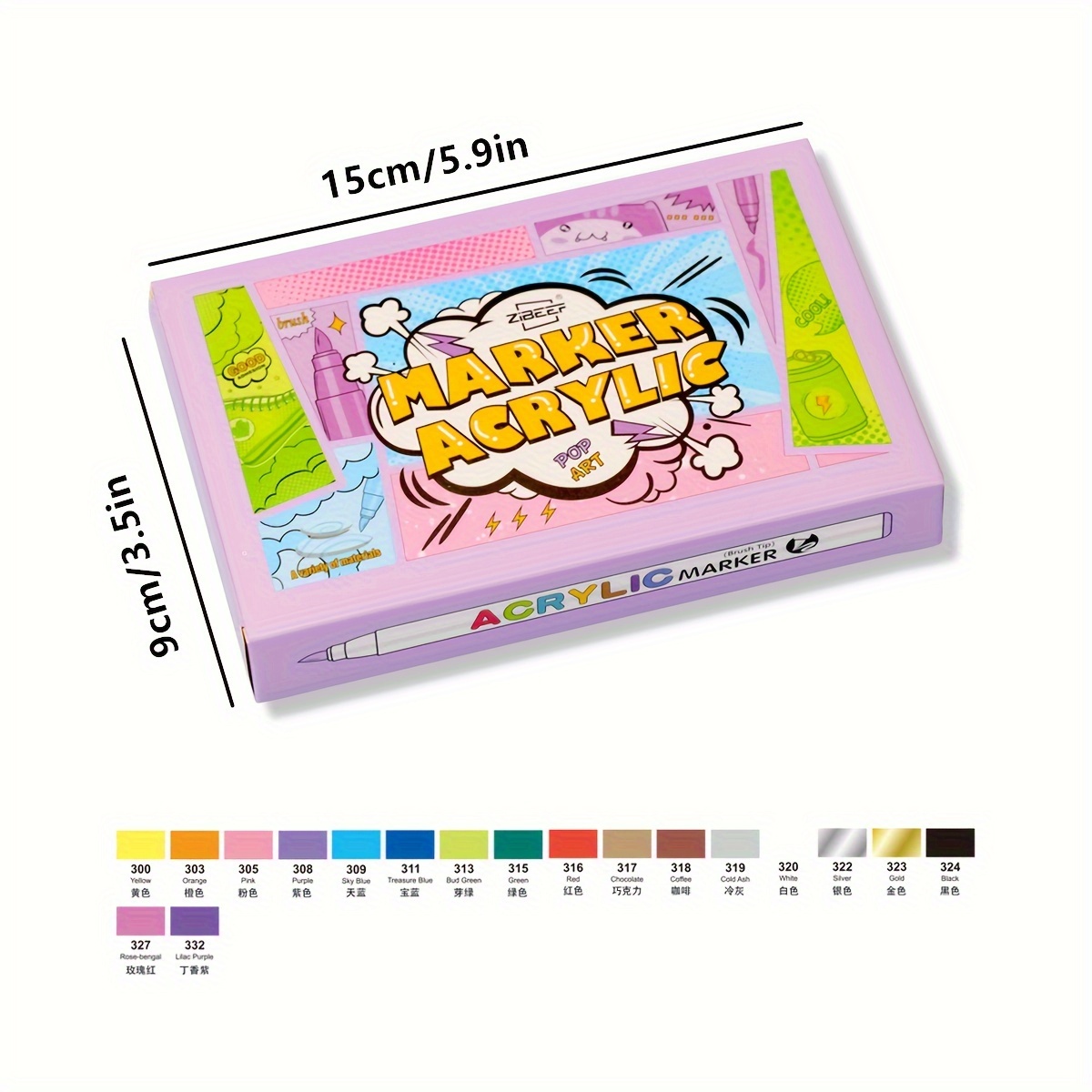 Ooly Vivid Pop Acrylic Paint Markers in 2023