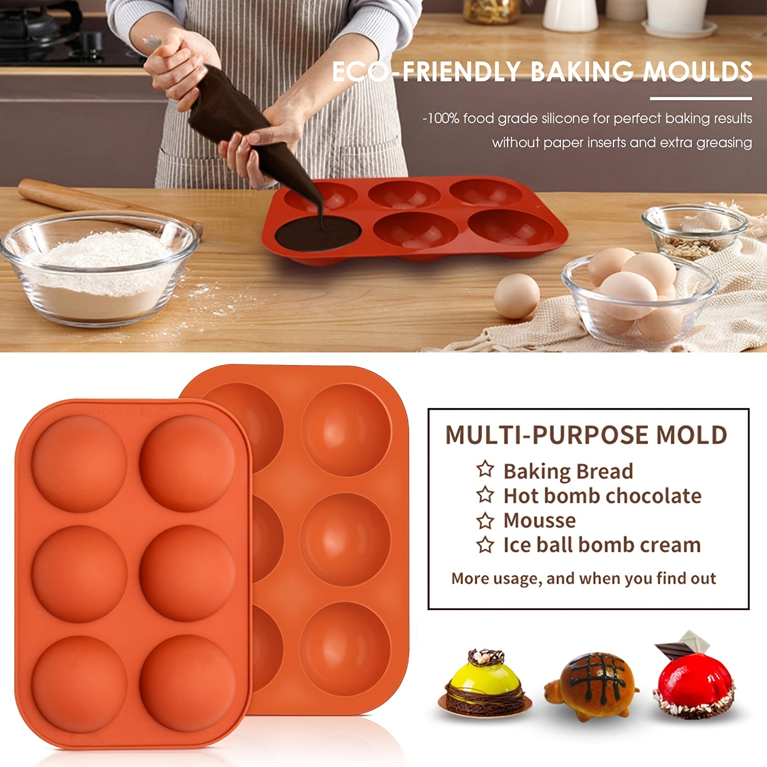 Hot Silicone Mold Cake Mold for Baking Tools for Cakes Mousse Mould  Silicone Molds