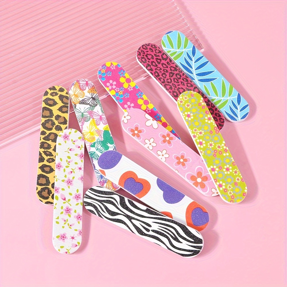 

2/10/20pcs Colorful Nail Polishing Files, Sanding Strip Rubbing Strip, Polishing Strip Nail Files, Manicure Pedicure Tool