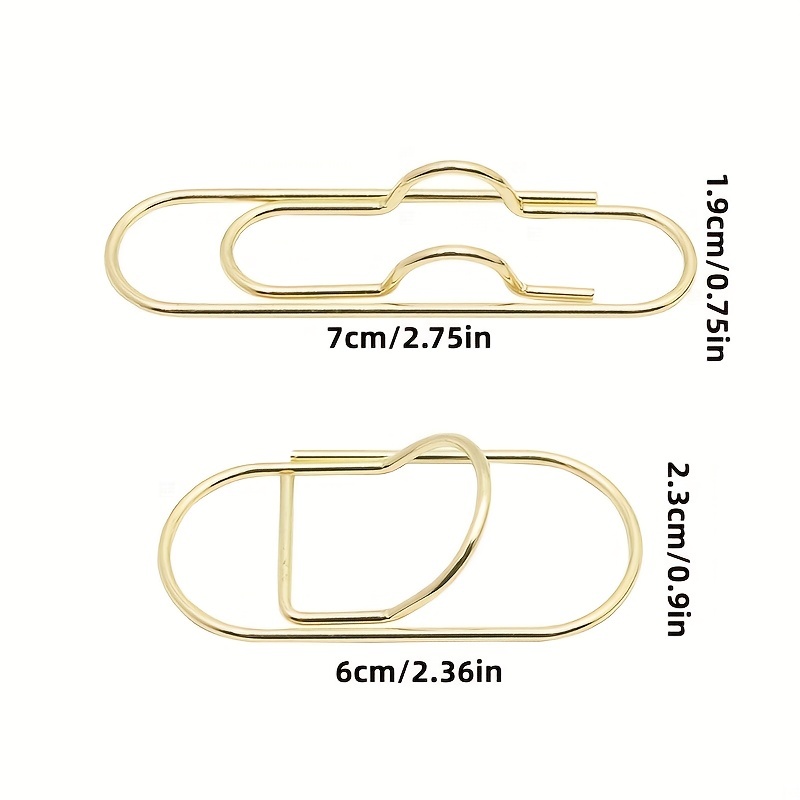 Metal Pen Clip Creative Notebook Accessories Convenient To Carry Curved Pin Pen