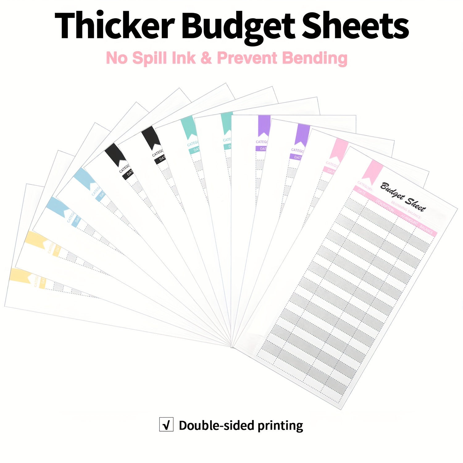 Sistema In Pelle Sintetica A Busta: Quaderno Raccoglitore A6 Pianificazione  Budget Tasche Cerniera E Adesivi Aiutarti A Organizzare I Soldi!, Risparmia Denaro Temu