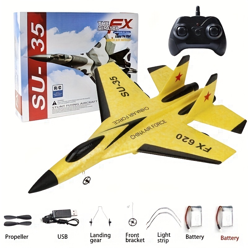 2.4G 2CH RC Fixed Wing Airplane EPP Outdoor Flying Toys Fighter Glider RC  Airplane for