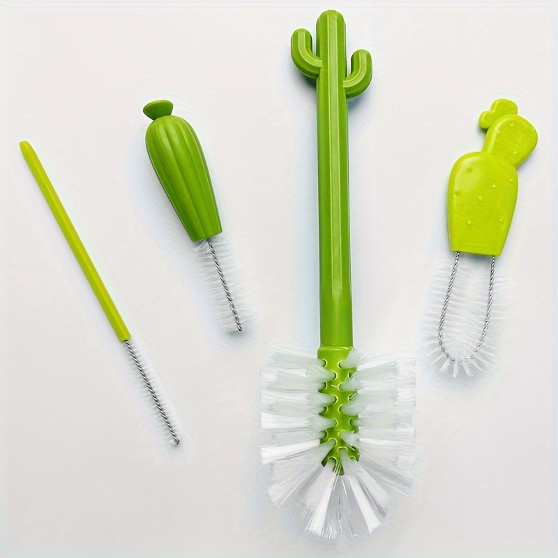 Boon Cacti Bottle Cleaning Brush Set - Green : Target