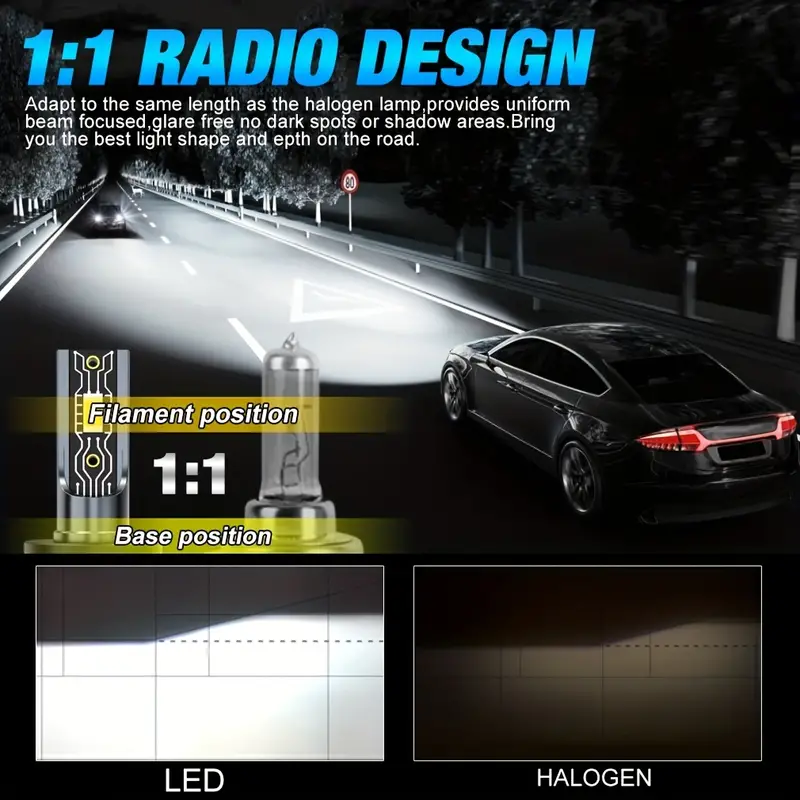 2 Stück Auto Led licht Scheinwerfer Rücklicht - Temu Austria