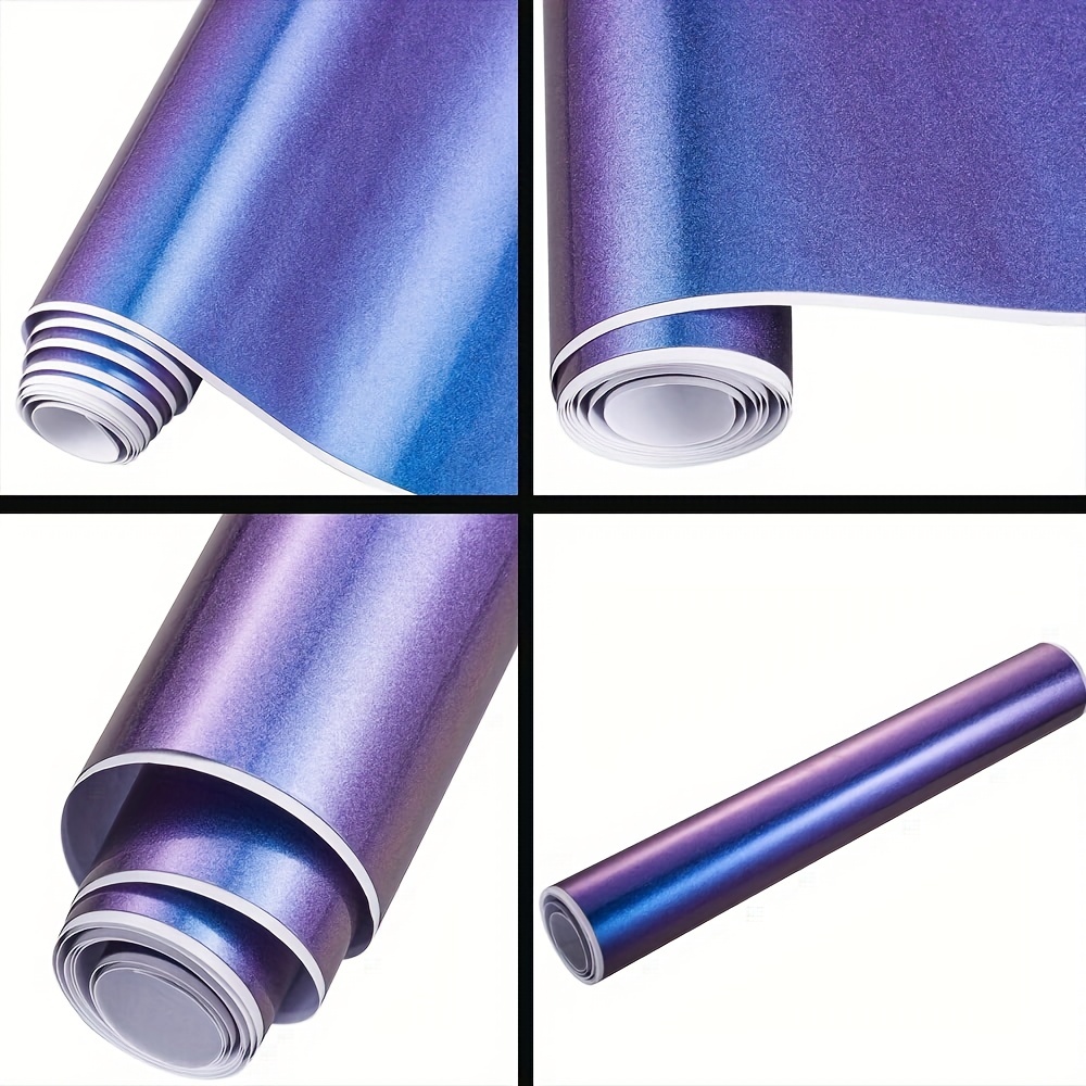 Premium Pearl Matte&Glossy Chameleon Vinyl Purple blue Vinyl Car