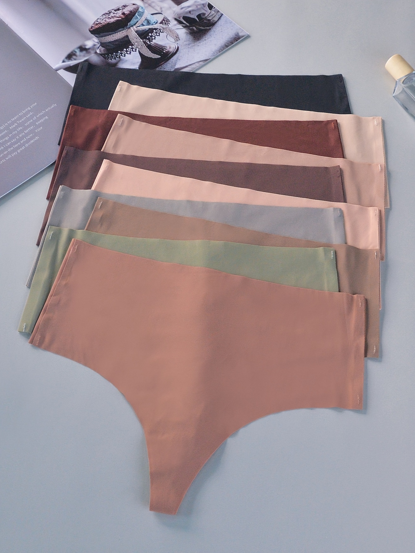Simple Solid Briefs Comfy Seamless Sports Panties - Temu