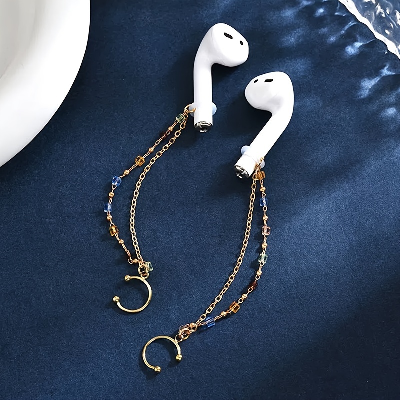 2pcs For Wireless Earphones Anti-lost Ear Clip Universal Anti-drop Artifact Golden