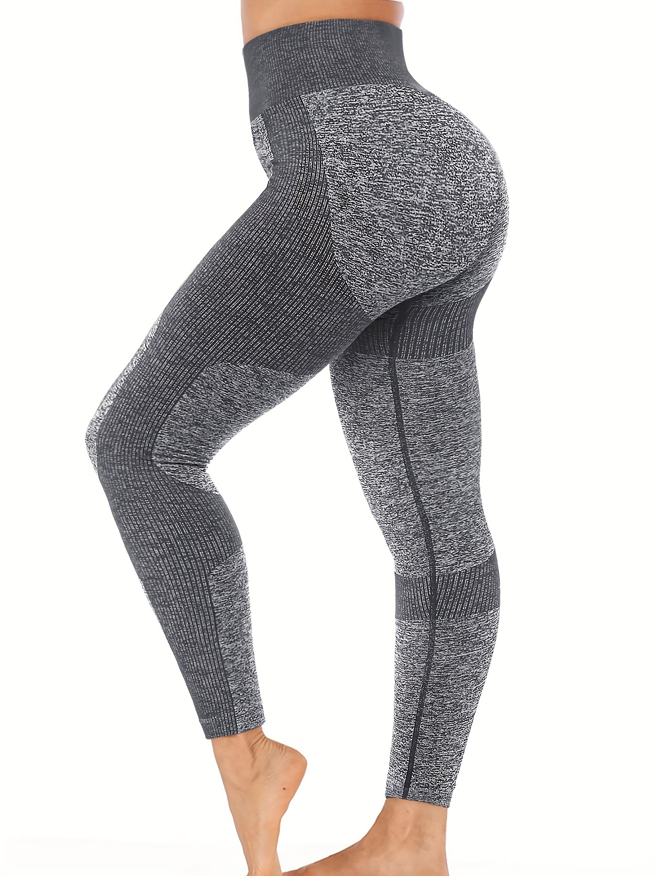 Plain Honeycomb Slim Fit Yoga Pants High Waist Butt Lifting - Temu Australia