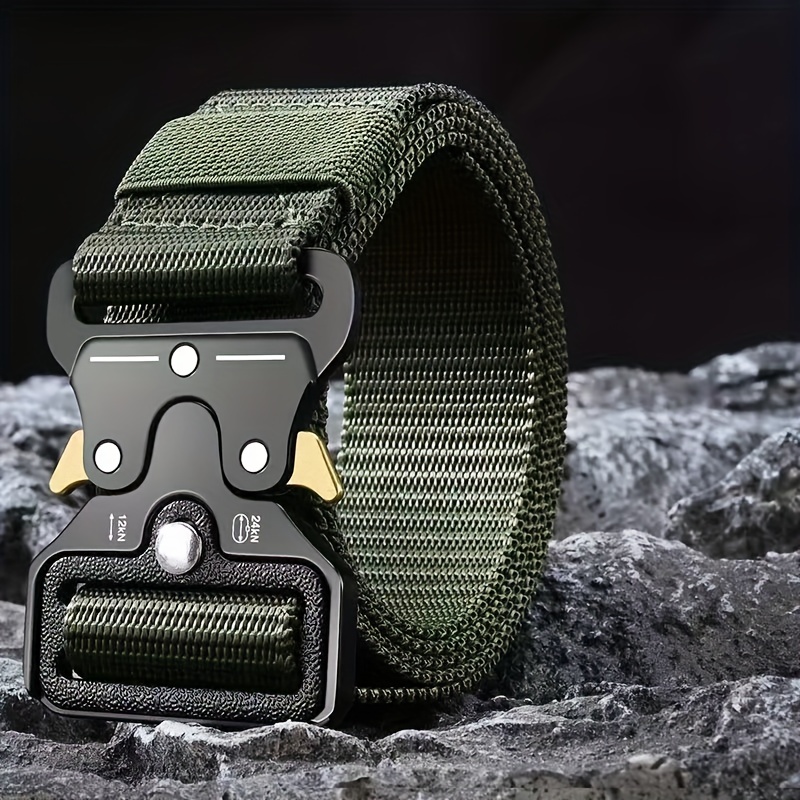 Alloy Buckle Cobra Tactical Belt Mens Nylon Canvas Belt Special Forces  Outdoor Labor Protection Multi Functional Military Training Camouflage Belt  Ideal Choice For Gifts - Jewelry & Accessories - Temu