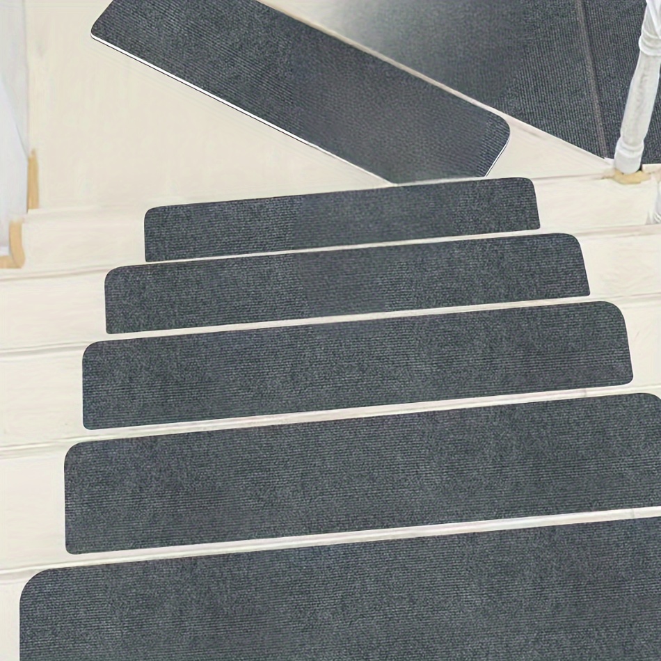 Chocolate Brown Skid Resistant Carpet Stair Treads