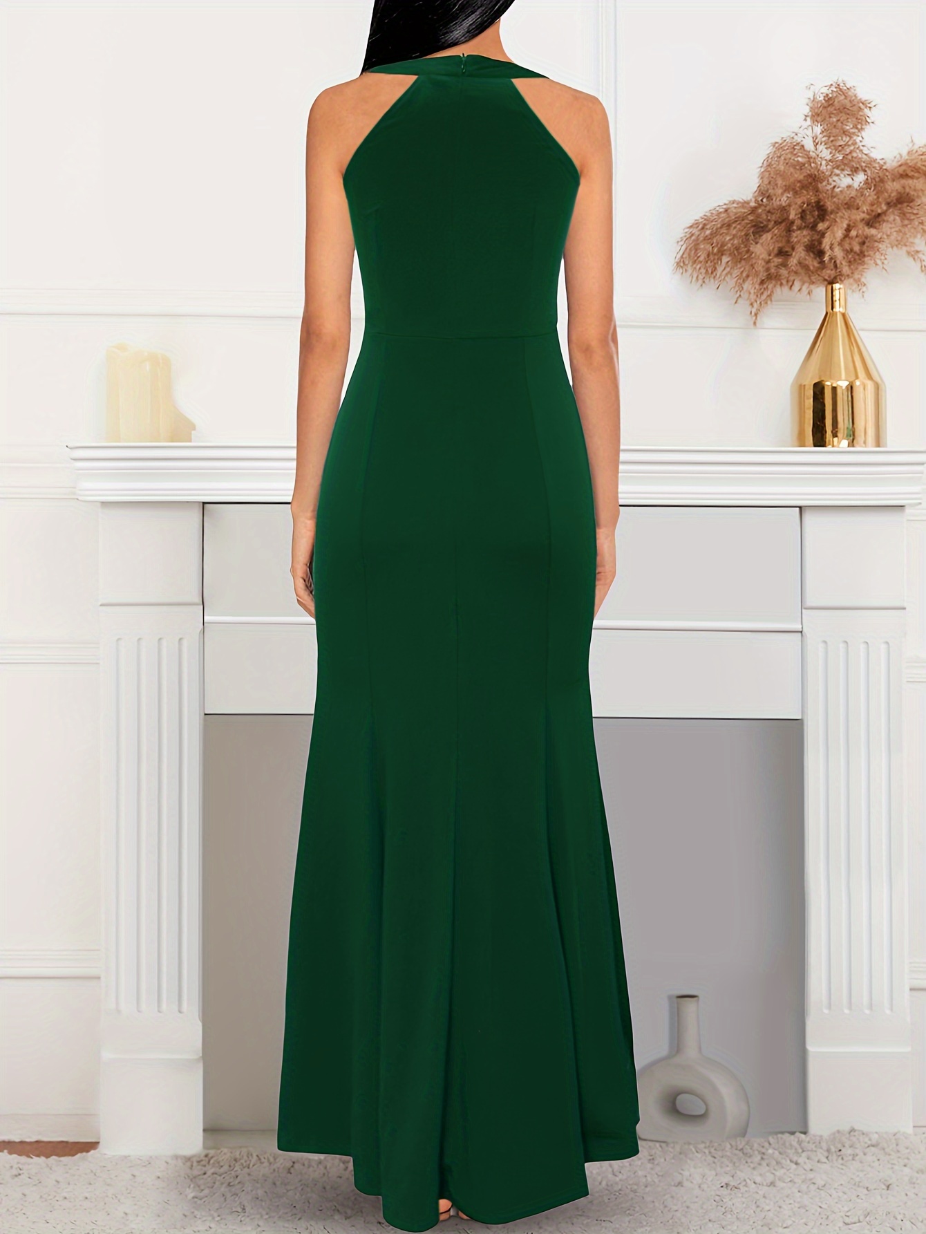 fitted lace wedding dress Green Fish Scales Mermaids Women's Short Sleeve Casual Tank Dress Midi Slim  Fit T-Shirt Dress S at Amazon Women's Clothing store main image 1