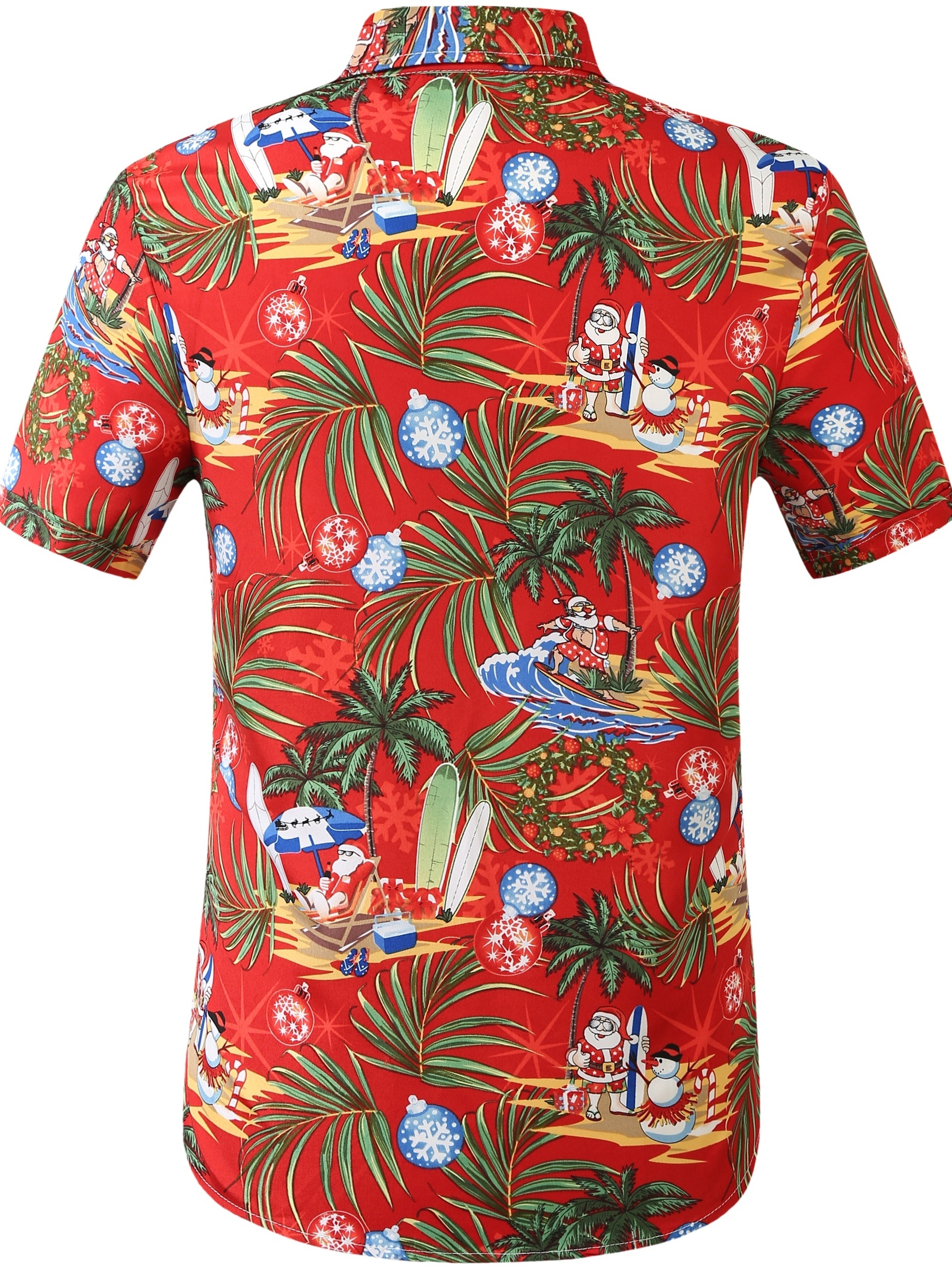 Men's Vacation Party Short Sleeve Hawaiian Shirts, Beach Floral Print  Casual Button Down Shirts For Men - Temu