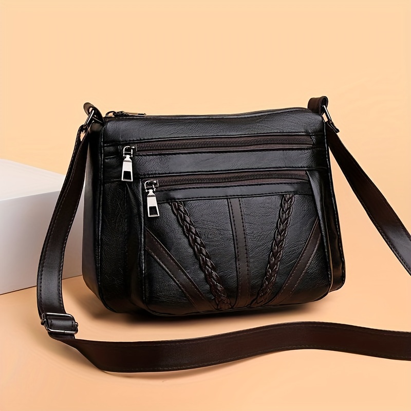 5-Pocket Crossbody, Leather Bags for Women