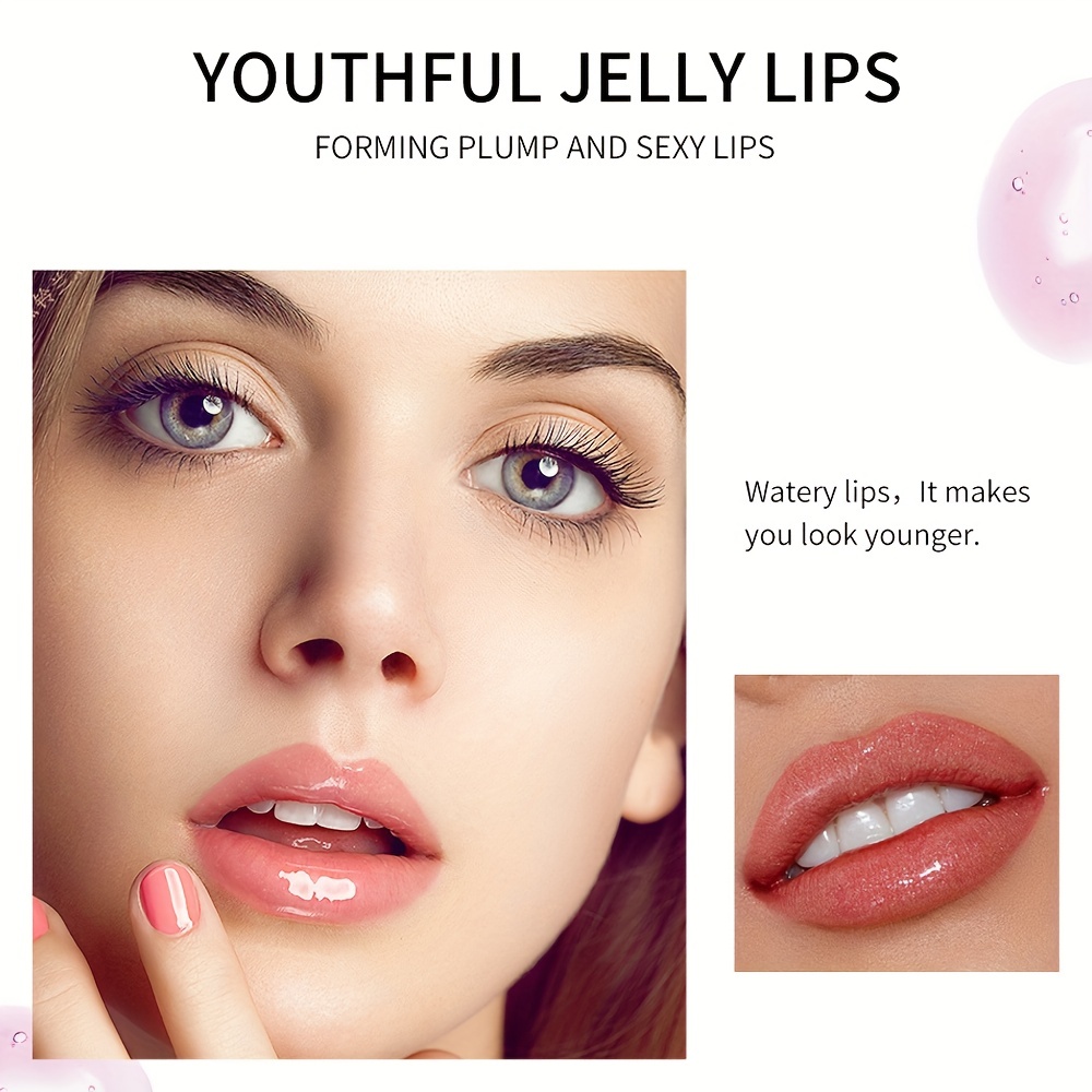 Highly Moisturizing Strawberry Lip Oil Hydrating Lightening Lip Lines Fruity Flavor Hyaluronic